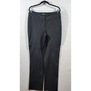 Chicos Pants Womens‎ 1 Regular Black Dress Trousers Straight Leg Workwear Office
